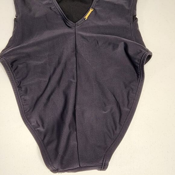 Anne Cole Collection One Piece Swimsuit Black with Mesh Size 6 NWT - Picture 7 of 14